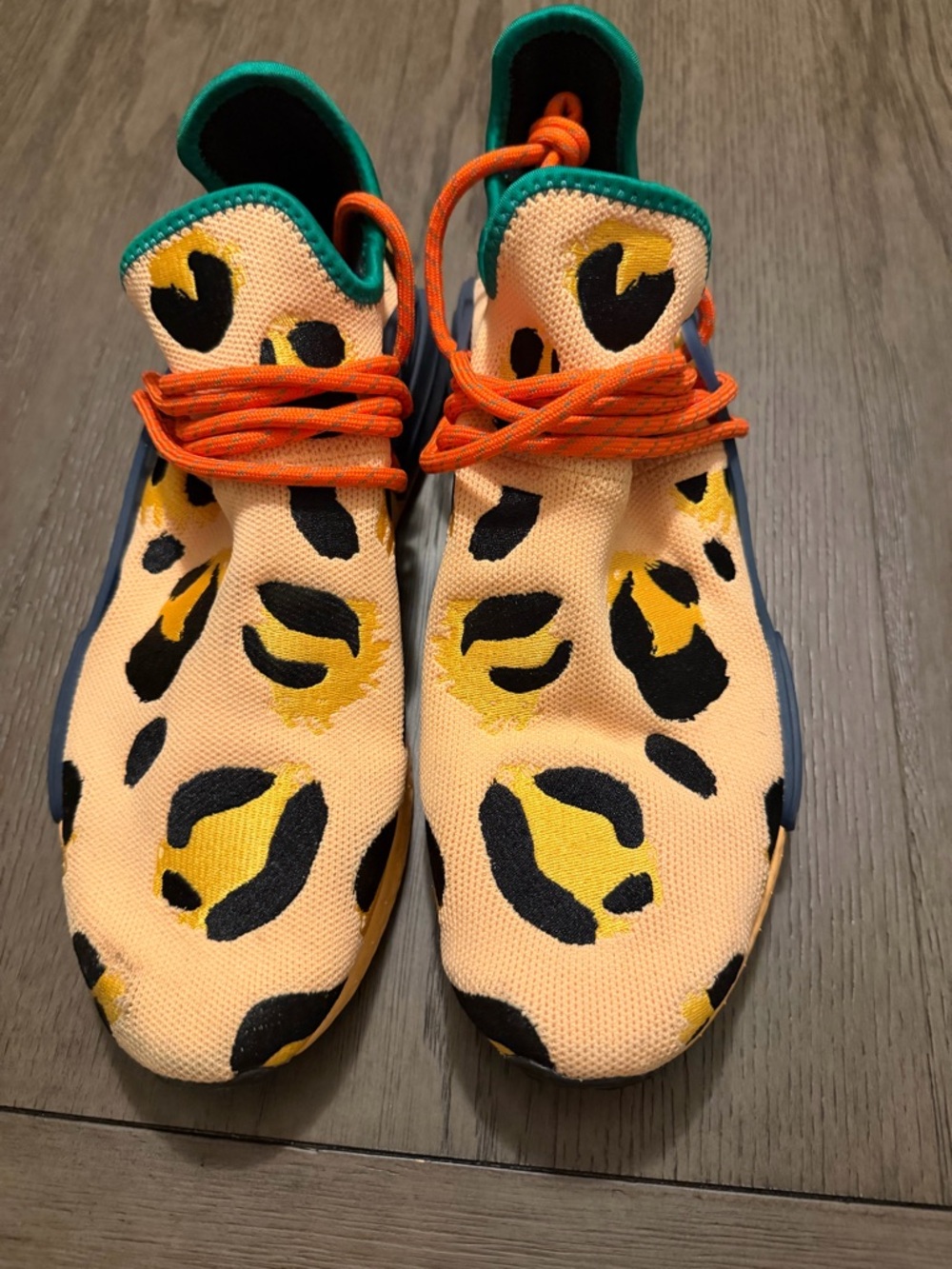 Adidas x Pharrell Hu NMD 'Animal Print minor marks on toes Sz 12.5 - Picture 3 of 7